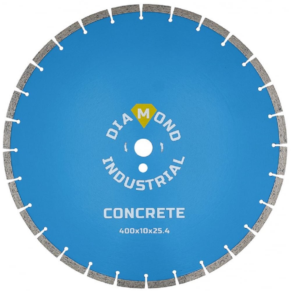 фото Диск алмазный сегментный по бетону (400х25.4 мм) diamond industrial didc400