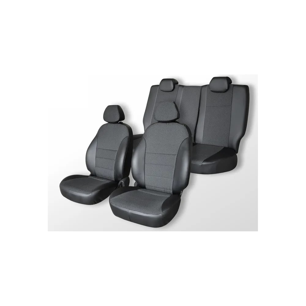 Изображение товара Чехлы на сиденья DEFLY для Chevrolet Cobalt 2011-2015 экокожа черные