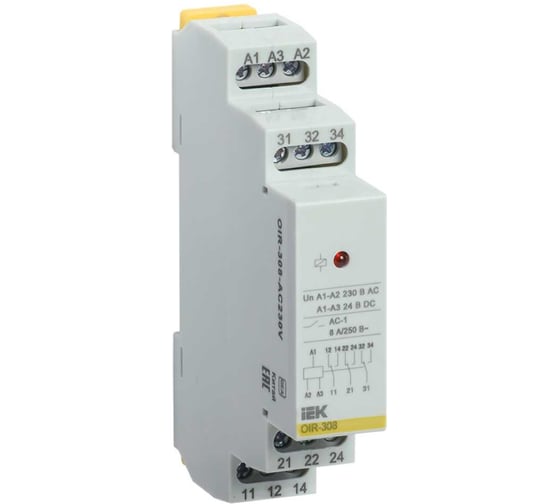 Изображение товара Реле задержки включения IEK ORT. 1 конт. 230 В AС ORT-A1-AC230V