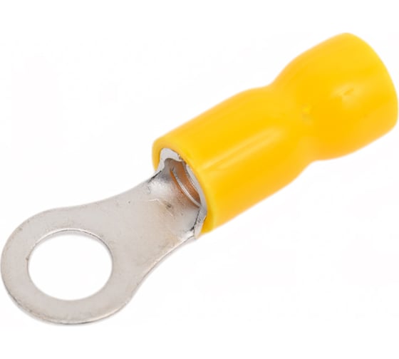 Изображение товара Наконечник кабельный КВТ кольцевой изолированный НКИ 6.0-5 серия EasyFix (100шт/уп) 90896