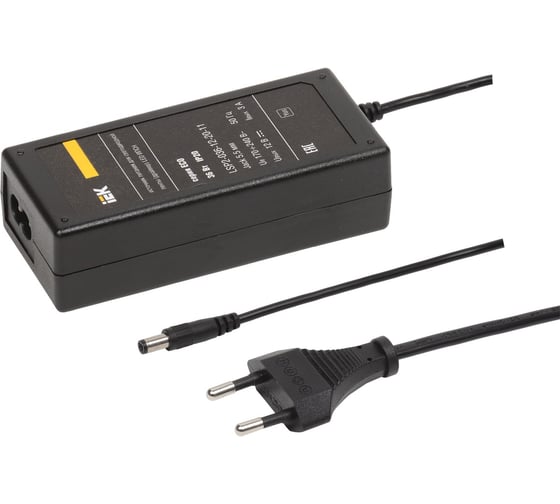 Изображение товара Драйвер IEK LED ИПСН, 36Вт, 12В, сетевая вилка-блок-JacK, 5.5мм, IP20 LSP2-036-12-20-11