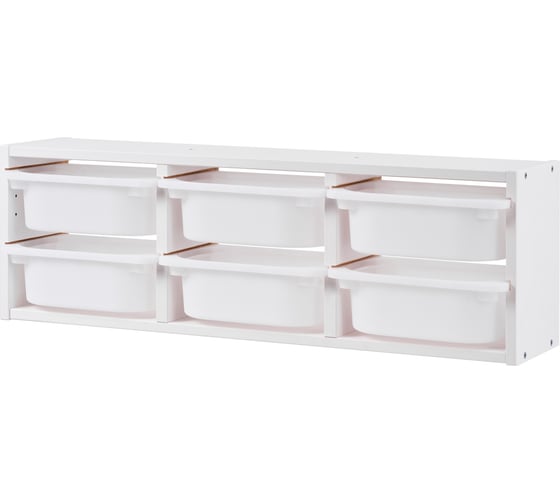 Изображение товара Полка навесная Лузалес СЫНОД 93x30x21 белый 5041220103