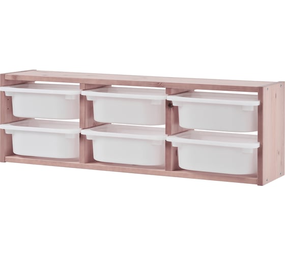 Изображение товара Полка навесная Лузалес СЫНОД 93x30x21 светло-белый 5041220114