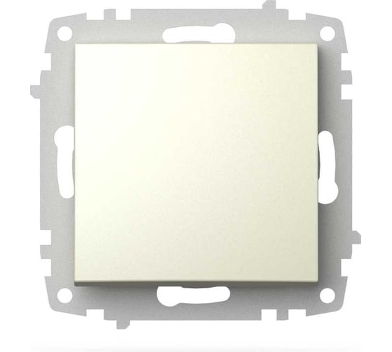 Изображение товара Выключатель одноклавишный Elbi Zena Vega Kремовый M+K 609-010300-200