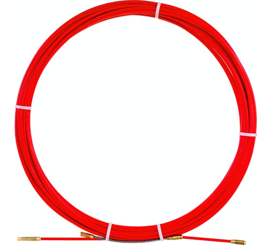 Изображение товара Протяжка для кабеля мини OlmiOn УЗК d=3,5 мм L=20 м в бухте, красный СП-Б-3,5/20