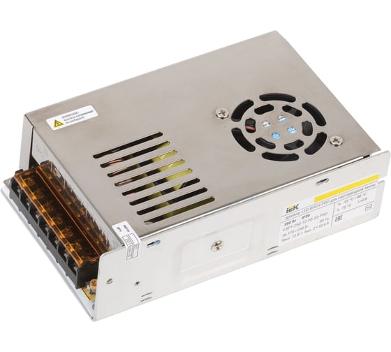 Изображение товара Драйвер IEK LED, ИПСН-PRO, 250Вт, 12В блок-клеммы IP20 LSP1-250-12-20-33-PRO