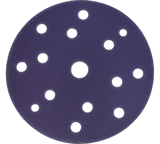 Изображение товара Абразивные круги PURPLE PAPER 150 мм, 15 отверстий, P120, 50 шт CERAMAX 1CRX0643