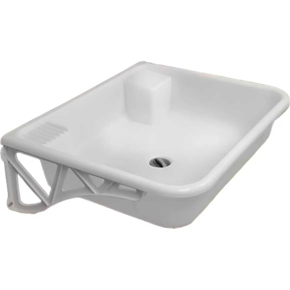 Изображение товара Дачная раковина ЭлБЭТ из полипропилена, с кронштейнами (2 шт) и пробкой РМ РЭЛБЭТМ