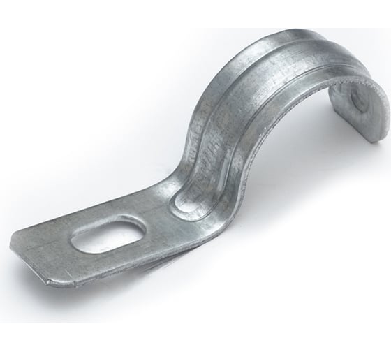 Изображение товара Металлическая однолапковая скоба Промрукав усиленная, противопожарная, СМОУ d21-22 мм, 100 шт. PR13.02402