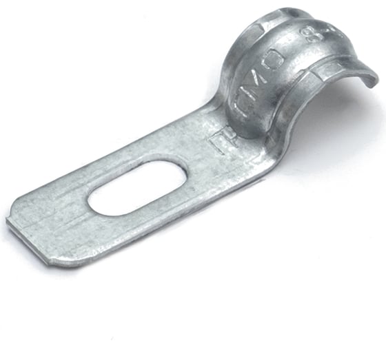 Изображение товара Металлическая однолапковая скоба Промрукав усиленная, противопожарная, СМОУ d8-9 мм, 100 шт. PR13.02396