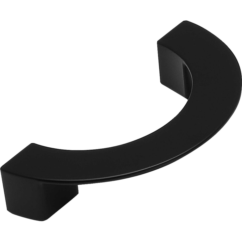 Изображение товара Ручка-скоба MF H80-96 черная полукруглая для мебели надежная и стильная