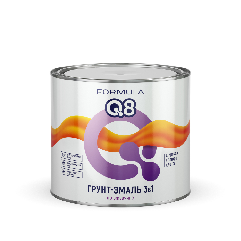 фото Грунт-эмаль по ржавчине престиж formula q8 голубой, 1.9 кг 52025