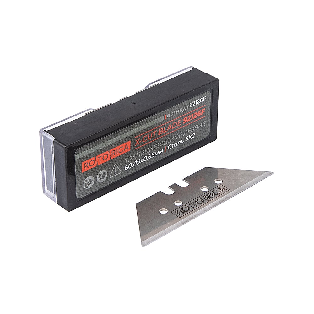 Изображение товара Трапециевидные лезвия для ножа Дельфин Rotorica 10 шт