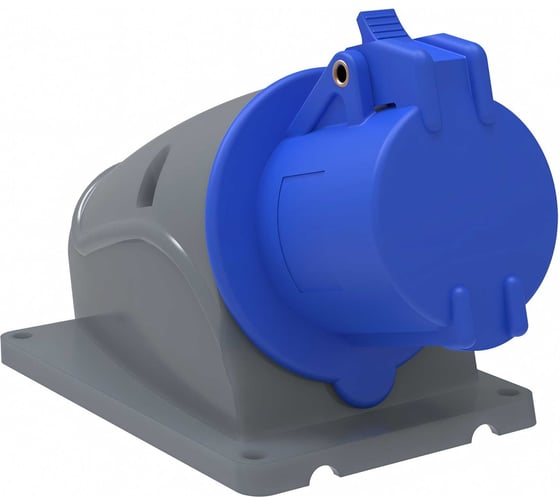 Изображение товара Стационарная розетка IEK ССИ-113, 16А-6ч/200-250В, 2Р+РЕ, IP44, MAGNUM PSN11-016-3