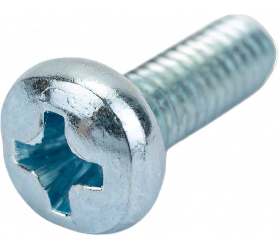 Изображение товара Винт с полуцилиндрической головкой Метизный двор 4x12, DIN 7985, 200 шт. 4690441037831