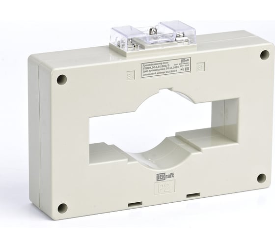 Изображение товара Трансформатор тока DEKraft ТШП-0,66 0,5S 1500/5 15ВА, диаметр 80мм 50123DEK