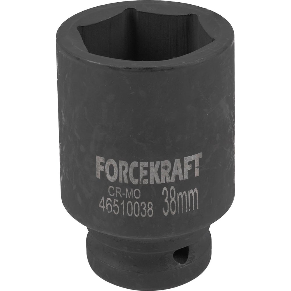 Изображение товара Головка ударная глубокая 6-гранная 38 мм Forcekraft 3/4 дюйма Изображение товара Головка ударная глубокая 6-гранная 38 мм Forcekraft 3/4 дюйма