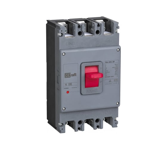 Изображение товара Силовой автоматический выключатель для защиты двигателя DEKraft 3P 500А 50кА ВА-305 22823DEK