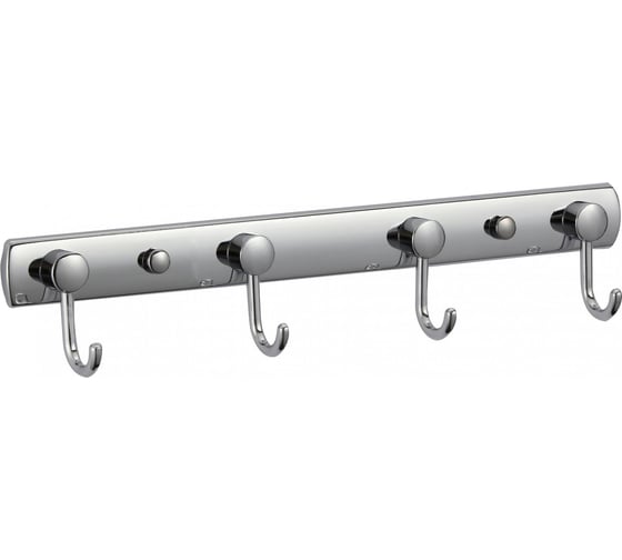 Изображение товара Планка с 4 крючками Savol хром S-05204B 23195