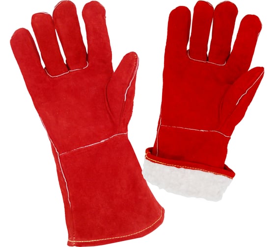 Изображение товара Краги сварщика спилковые пятипалые Оберон ТРЭК утепленные HBC-035