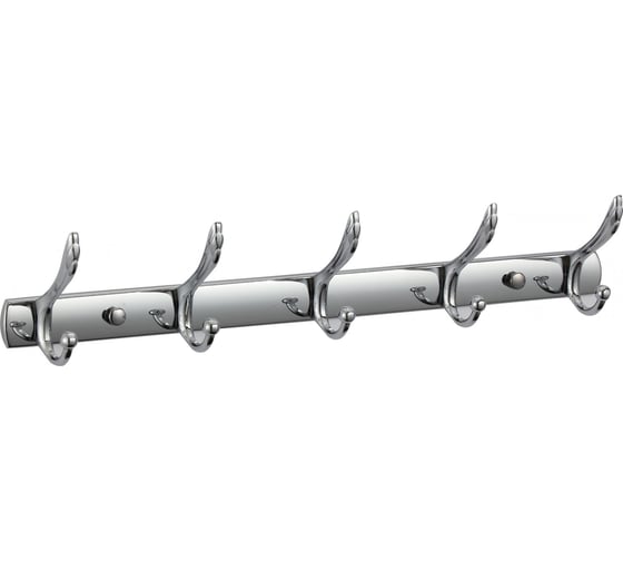 Изображение товара Планка с 5 крючками Savol хром S-06205B 23189