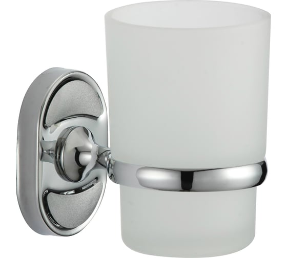 Изображение товара Стеклянный стакан с держателем Savol хром S-007058 23118