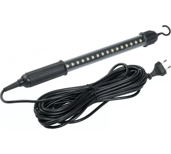 Изображение товара Переносной LED светильник IEK ДРО 2060, IP44, шнур 10м черный LDRO1-2060-04-10-K02