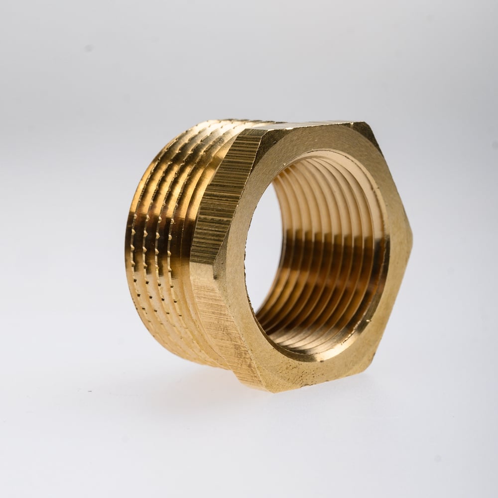 Изображение товара Футорка HG 1НР x 3/4ВР 1897957 латунь внутренне-наружная резьба