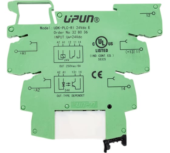 Изображение товара Модуль релейный UPUN UDK-PLC-RI 24Vdc E 328036
