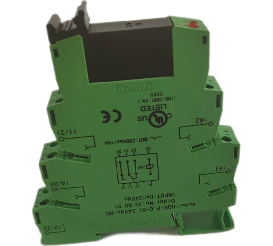 Изображение товара Модуль релейный UPUN UDK-PLC-RI 24Vdc-HC 328051