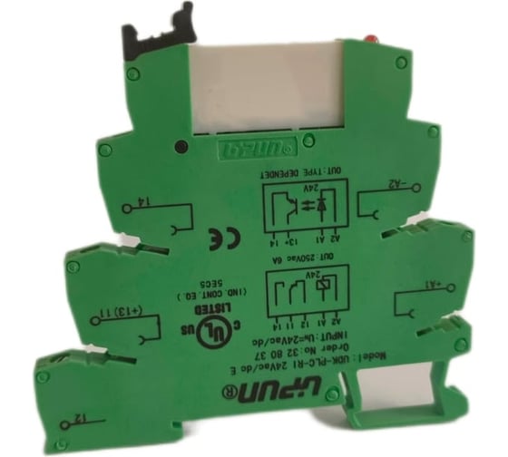 Изображение товара Модуль релейный UPUN UDK-PLC-RI 24Vac/dc E 328037