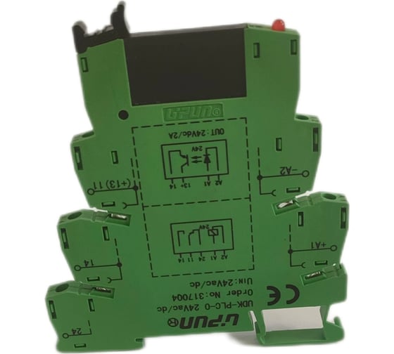 Изображение товара Модуль релейный UPUN UDK-PLC-RI 120Vac/dc 328007