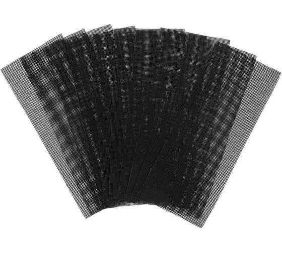 Изображение товара Сетка абразивная водостойкая (10 шт; 115х280 мм; Р800; корунд) ТУНДРА 4710216