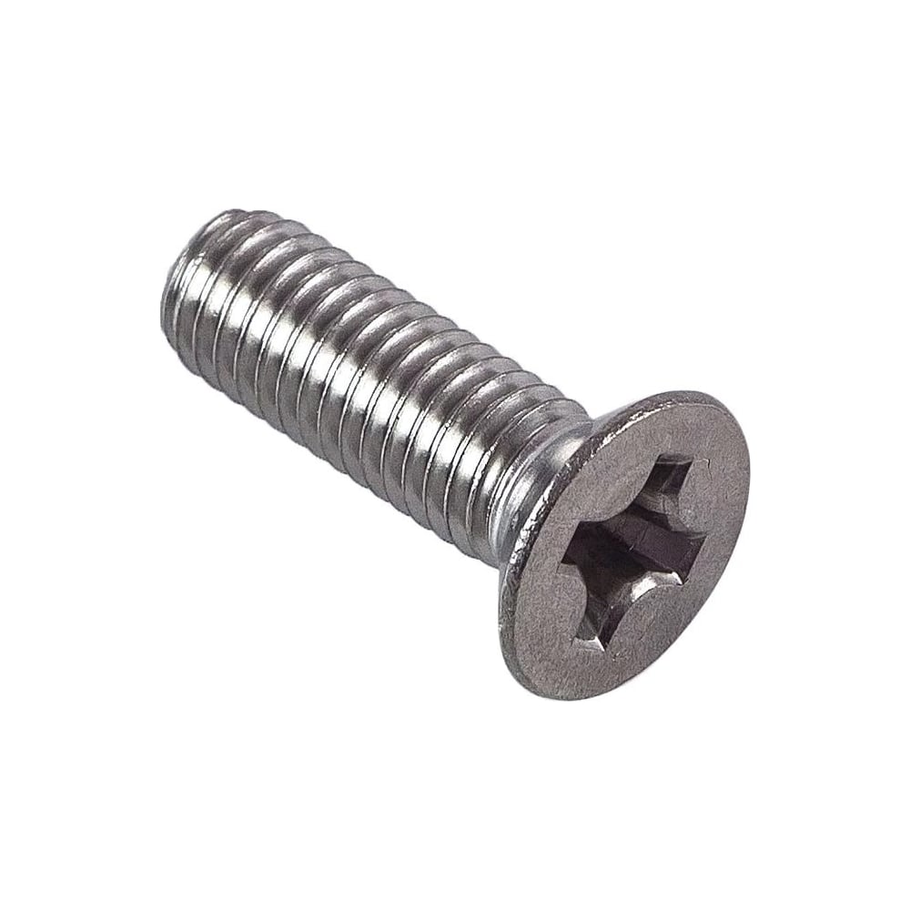 Изображение товара Винт с потайной головкой МЕТАЛЛСЕРВИС M6x10 мм 150 шт DIN 965 цинк