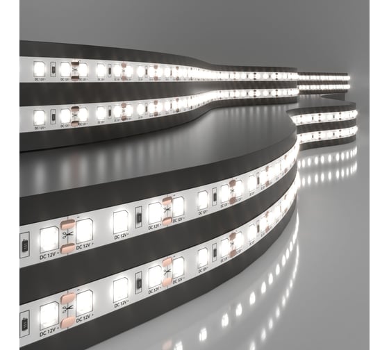 Изображение товара Светодиодная лента Elektrostandard 120Led 9.6W IP20 4200K дневной белый (2835 12V 120Led 9,6W IP20) a043972