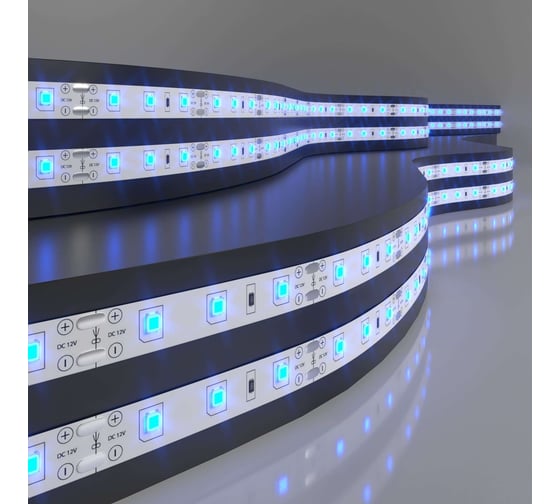 Изображение товара Светодиодная лента Elektrostandard 60Led 4.8W IP20 синий (2835 12V 60Led 4.8W IP20) a040994