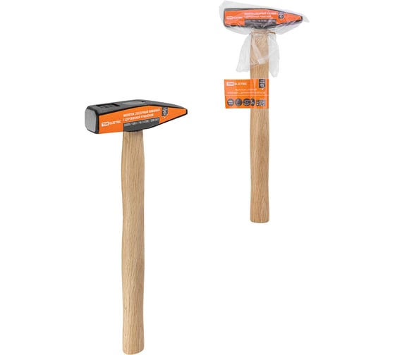 Изображение товара Молоток слесарный TDM ELECTRIC Гранит 400 гр, кованый, с деревянной рукояткой SQ1036-0202