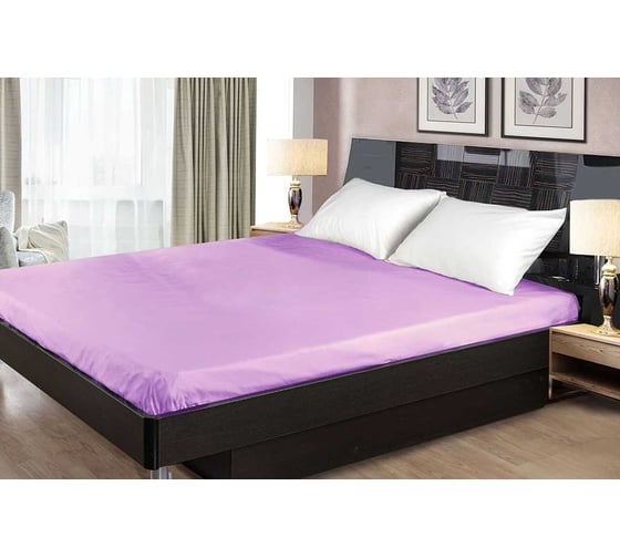 Изображение товара Простыня Primavelle 220x240, сатин, светло-лиловый 114911503-сг54