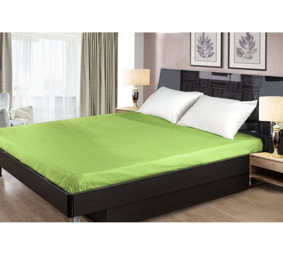 Изображение товара Простыня Primavelle 220x240, сатин, лайм 114911503-сг23