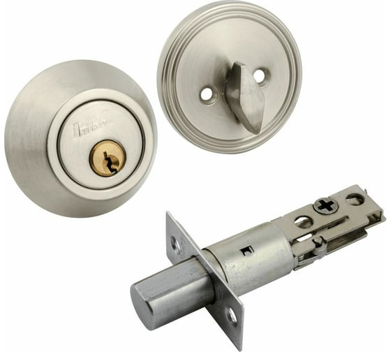 Изображение товара Врезной замок НОРА-М D1 мат.никель ключ/с фиксатором 13477