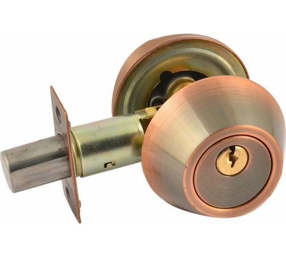 Изображение товара Врезной замок НОРА-М D2 ст.медь ключ/ключ В 8947