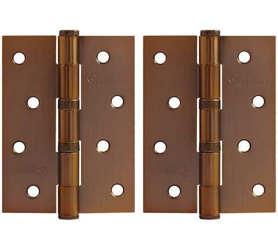 Изображение товара Универсальная петля НОРА-М 4"-2ВВ FHP мат.кофе 100х75х2,5 15949