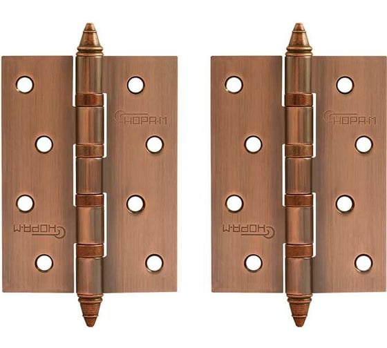 Изображение товара Универсальная петля НОРА-М 4"-4ВВ СНР AC медн.покр.100х75х2,5 №2 10072