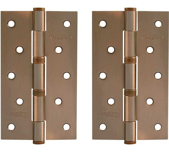 Изображение товара Универсальная петля НОРА-М 5"-2ВВ FHP AC медн.покр. 125х75х2,5 №2 10761