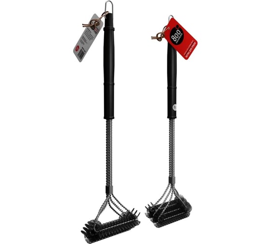 Изображение товара Щетка Т-образная для чистки решеток Triple Head Wide Brass Brush. 800 Degrees 800DGR-TLS009