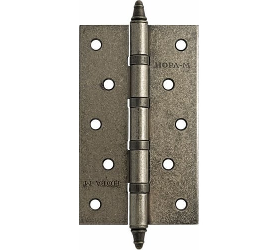 Изображение товара Универсальная петля НОРА-М 5"-4ВВ CHP застар.серебро 125х75х2,5 5551