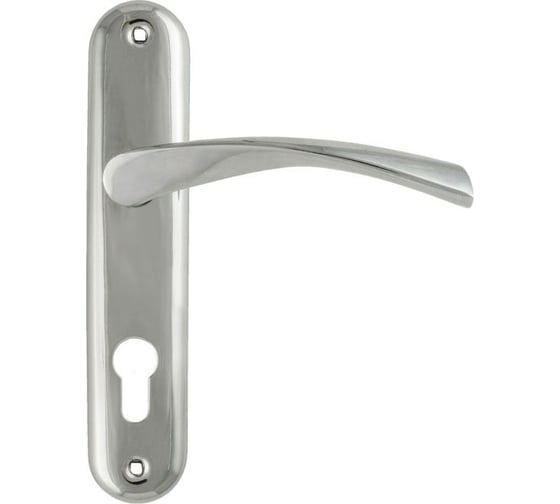 Изображение товара Дверная ручка на планке НОРА-М N100-70 мм хром 8697