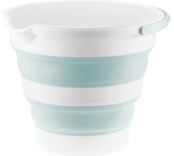 Изображение товара Ведро складное IDEA ФЛЕКС 10л Морская волна М 2413