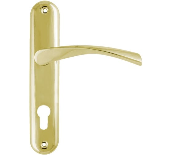 Изображение товара Дверная ручка на планке НОРА-М N100-70 мм золото 11979