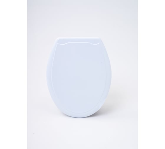 Изображение товара Сиденье для унитаза VIRPLAST Океан белое пластик с креплениями 20985581